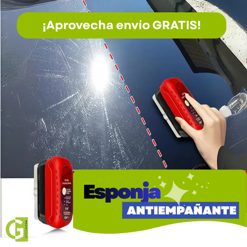 Esponja Antiempañante Auto/Vidrio